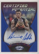 2018 Certified Potential Signatures Mirror Blue 1/50 Simmie Cobbs Jr Auto hn8