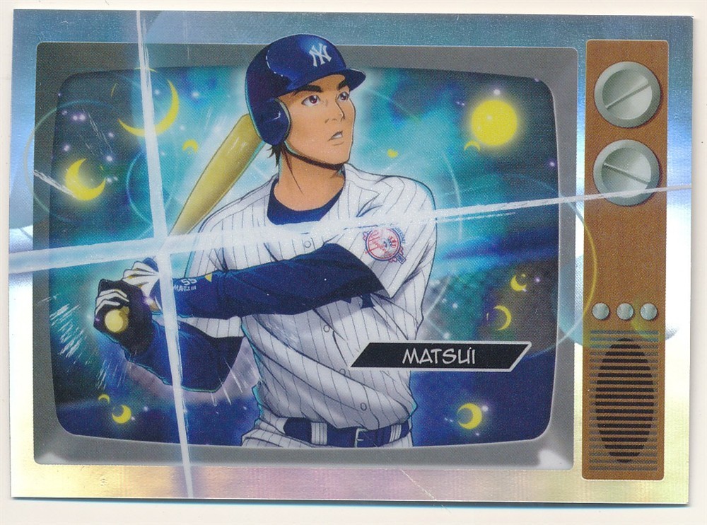 HIDEKI MATSUI 2025 BOWMAN CHROME #24 ANIME REFRACTOR NEW YORK YANKEES MINT SP