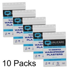 100x HIGH QUALITY Washproof Plasters  Assorted Low Allergy Breathable Latex Free