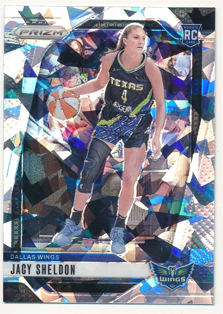 JACY SHELDON 2024 PANINI PRIZM WNBA #4 RC ROOKIE SILVER ICE PRIZMS WINGS MINT SP