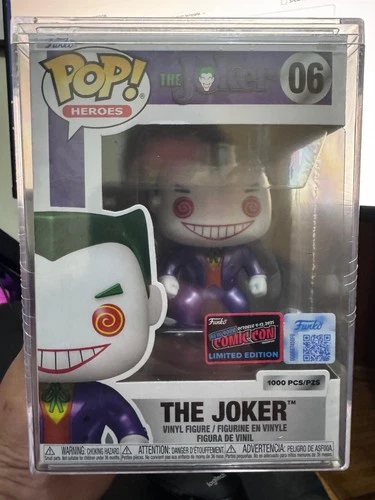 NYCC 2025 Funko POP! DC Mystery BOX Metallic Joker Official sticker LE 1000 PCS