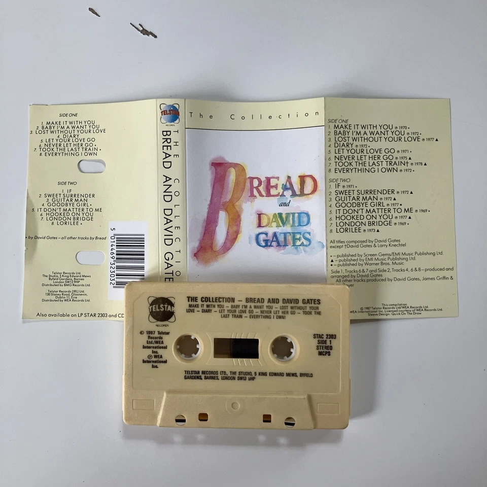 Bread and David Gates - The Collection Cassette Tape - Image 3 of 4