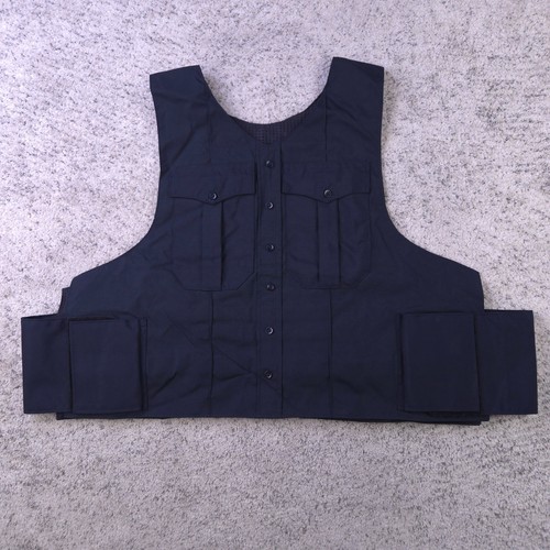 Armor Express DHS FOGC Dress Vest Body Armor Carrier Navy Blue NO PANELS Mens OS
