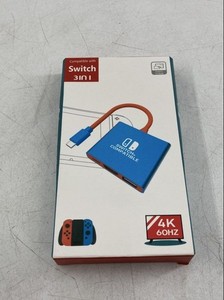 PDOBQ HYC-336 Blue Nintendo Switch 3-In-1 Charging Dock With Box