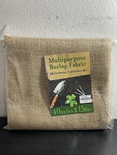 40" Inch x 15 Feet - Gardening Burlap Roll - Multipurpose Natural Burlap Fabric