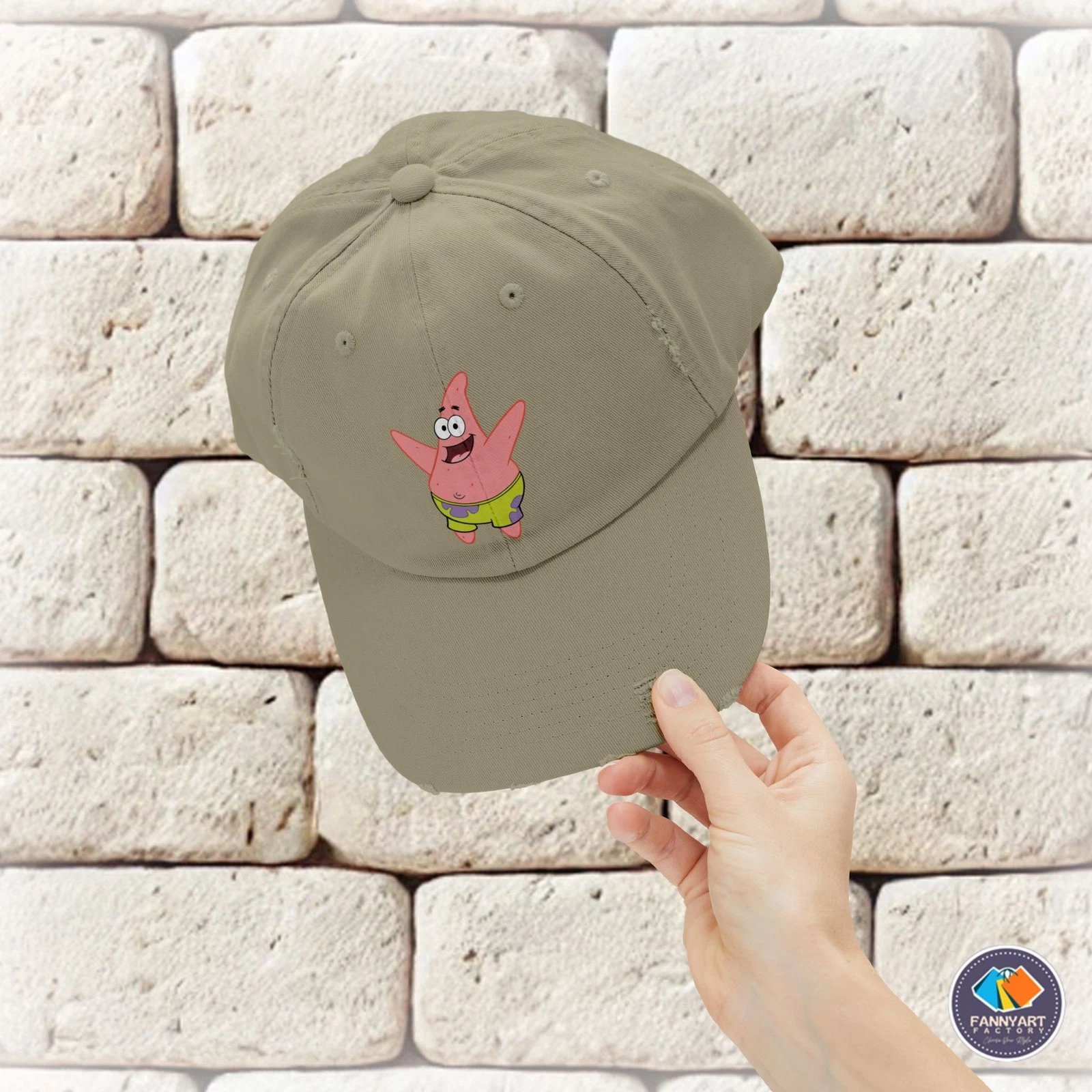 Patrick Star Unisex Distressed Cap