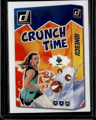 2025 Donruss WNBA #9 Sabrina Ionescu Crunch Time Press Proof