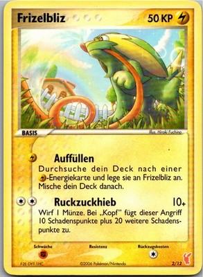 Pokémon Frizelbliz 2/12 Plusle Trainer Kit 2005 Deutsch