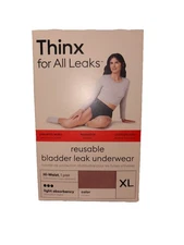 Thinx Womens Hi Waist Incontinence Underwear XL Desert Rose Leakproof Postpartum