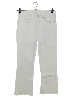 ZARA Jeans taille haute Dames Jeans T EU 42 blanc style décontracté - Photo 1/4