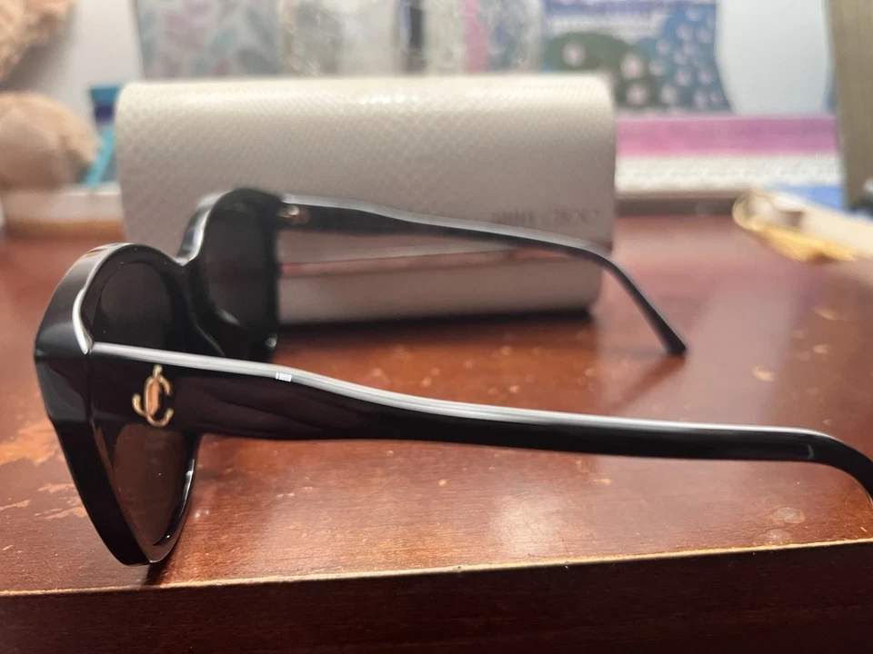 Jimmy Choo Women's Sunglasses/New Black Frame With Case - Image 4 of 4