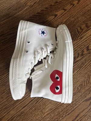 CdG PLAY x Converse Men's Chuck Taylor All Star High-Top Sneakers Men s Size 11 