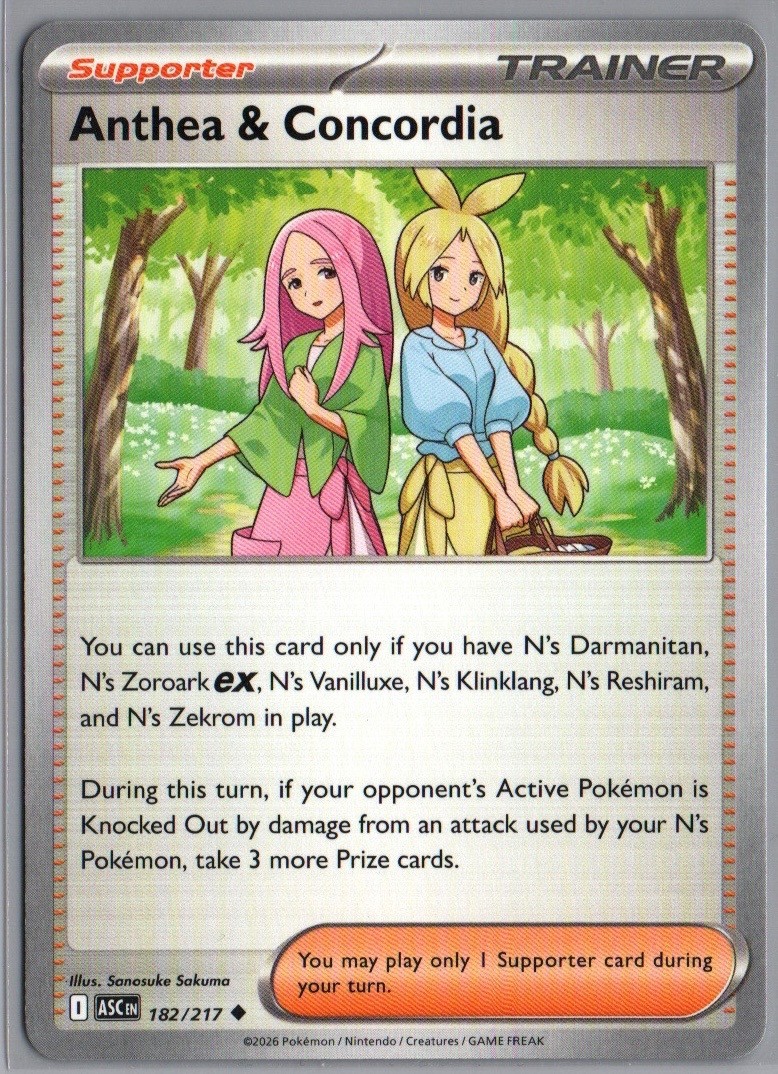 Anthea & Concordia 182/217 Uncommon Ascended Heroes Pokemon Near Mint