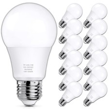 12-Pack A19 Light Bulbs, 100 Watt Equivalent Bulb, 5000K Daylight White, 1100...