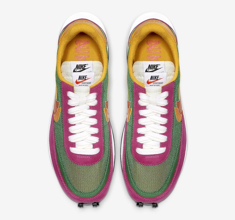 Size 7.5 - sacai x Nike LDWaffle Pine Green for sale online | eBay