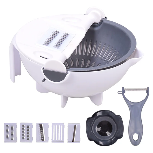 Tagliaverdure Elettrico 4 in 1 Portatile Senza Fili per Aglio, Cipolla e Verdure - Foto 11 di 18