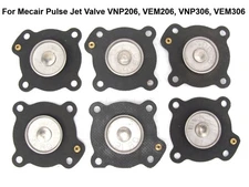 (6 Pcs) For MECAIR - DB-16 - DIAPHRAGM REPAIR VNP206, VEM206, VNP306, VEM306