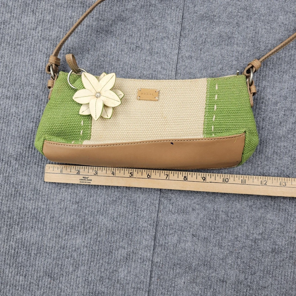 Vintage Relic Shoulder Bag Y2K Woven Baguette Purse Flower Charm Coastal Phoebe - Image 3 of 4