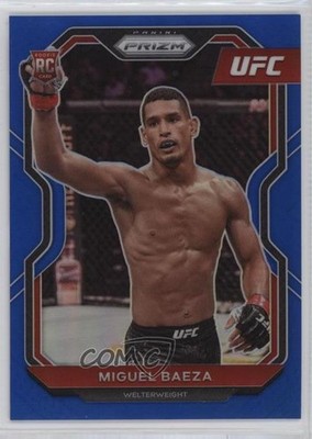 2021 Panini Prizm UFC Blue Prizm 56/199 Miguel Baeza #92 Rookie RC g7c