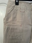 IZOD Wide Leg Cropped Khaki Chinos, Size 12, NWT: Original Retail Price $43 — photo 2