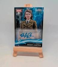 2025 Topps Chrome Marvel Agent Carter Hayley Atwell Black Auto #2/10 Refractor