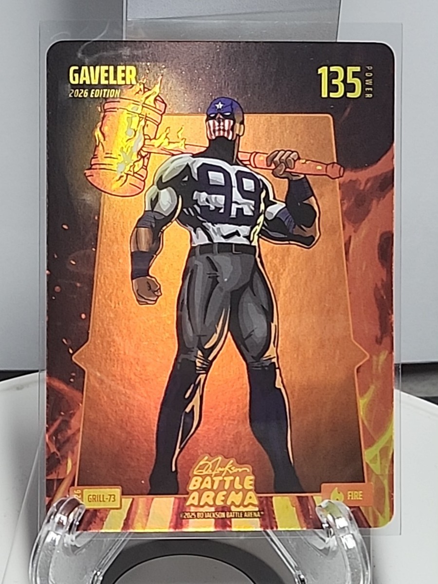 2026 Bo Jackson Battle Arena Gaveler `Aaron Judge` Grill Fire #Grill-73 Yankees