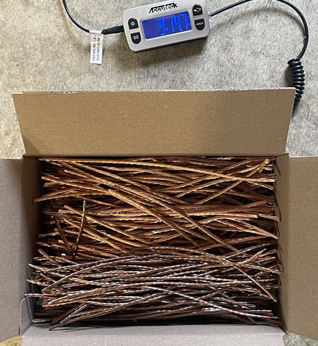 9 Lb 14 Oz Bare Bright Copper Scrap Wire Clean Ready To Melt