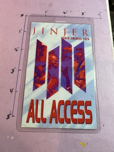 Alternativa JINJER commemorativa 2024 tutti gli accessi, pass backstage e cordino prezzo ebay