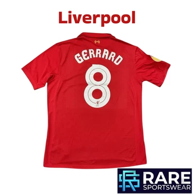 LIVERPOOL 2012-13 HOME FOOTBALL SHIRT XL ADULT (V GOOD) GERRARD No 8 - Image 1 of 4