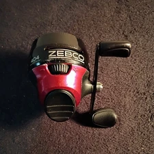 VINTAGE ZEBCO 404 SPINCAST FISHING REEL TESTED WORKING