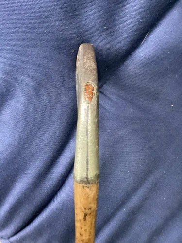 Antique Hickory Wood Shaft Wright&Ditson Carruthers 18* 1 Iron Smooth Golf Club