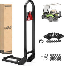 Universal Golf Cart Rear Seat Grab Bar with Reflector for Yamaha EZGO