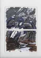 2019 Upper Deck Marvel Premier Dual Panel 1/1 Jordan Butler Auto Sketch 0g5j