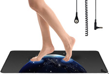 Grounding Mat, Black, 11.8 X 23.6 Inch, for Improving Sleep Body Health