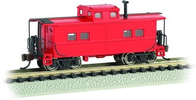 Bachmann Industries Inc. Northeast Steel Caboose Painted, Unlettered - N Scale,