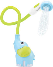Baby Bath Shower Head - Elephant Water Pump with Trunk Spout Rinser - Control Wa