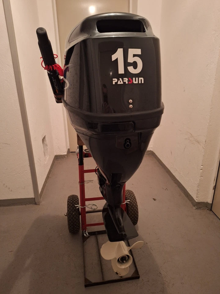 Aussenbordmotor PARSUN 15 PS Aussenborder ABMS ABML Bootsmotor Außenbordermotor - Bild 2 von 4