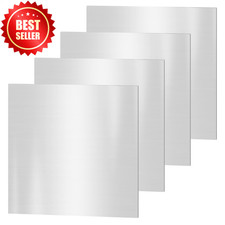 4x 304 Stainless Steel Sheets 8"x8"x1/32  20GA Shim Plates Metal DIY Craft