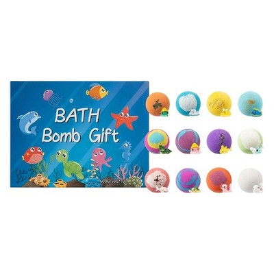 12Pcs, Bath Bomb ,Gift Set,With Surprise, Toys Inside, Bath Bombs for Kids
