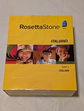 Rosetta Stone ITALIAN. Level 1 Version 3 Win/Mac CD-Rom. Personal Edition