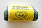 Sealed Roll Of (25) Sacagawea Golden $1 Coins Issued By The U.S. Mint — photo 3