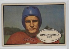 1953 Bowman Charlie Conerly #20 yj7