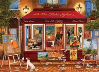 Puzzle (1000 T.) Der Hund Vor Der Kunstgalerie (Eurographics) Neu/Ovp