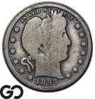 1897-O Barber Quarter, New Orleans Issue