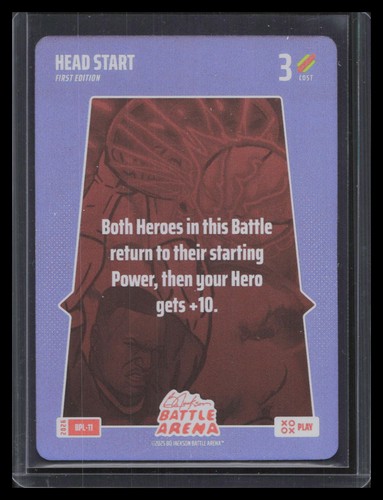 Bo Jackson Battle Arena Head Start First Edition Card BPL-11