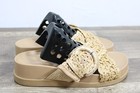 MARC FISHER Womens Beige Crocodile 1" Platform Slide Sz 6M {FA-1340] — photo 3