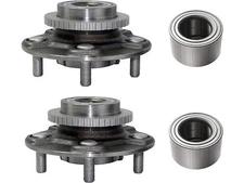 Front and Rear Wheel Hub and Bearing Kit 83RWCP21 for I30 I35 2000 2001 2002