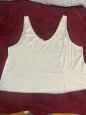 Vintage VANITY FAIR 17-860 Camisole Ivory Made in USA Lingerie, 46/52