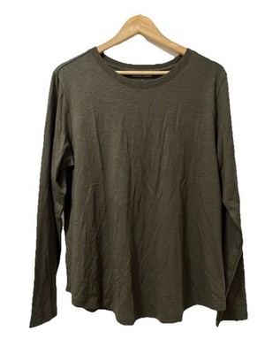 Universal Standard Light As Air Long Sleeve Top Size 14 Green Capsule Layers NWT