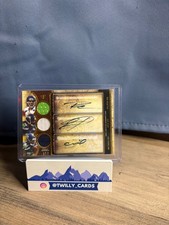 Russell Wilson Sidney Rice Christine Michael Triple Patch Auto /9 Topps